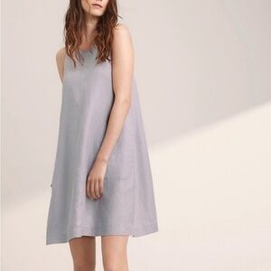 Aritzia Wilfred Sleeveless Linen Blend Midi Dress #405N